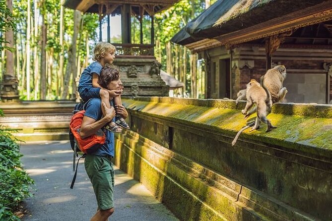 Ubud Silver Jewelry Making Class with Temple, Monkey Forest - Walking among the macaques at Sacred Monkey Forest
