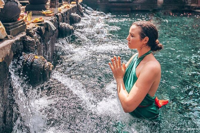 UBUD Spring Temple, Waterfall, Rice Terraces Private Tour - Understanding the cleansing ritual at Tirta Empul
