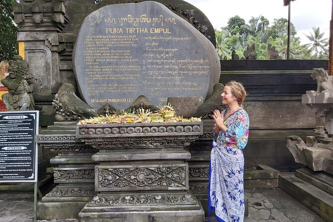 Ubud Tour : Monkey forest, Rice terrace, Water temple, Waterfall & Jungle Swing - Reading the terraces at Tegalalang