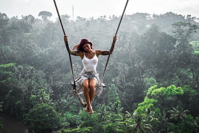 Ubud waterfall, rice terraces, and swing explore - A compact day of Bali’s best-known sights