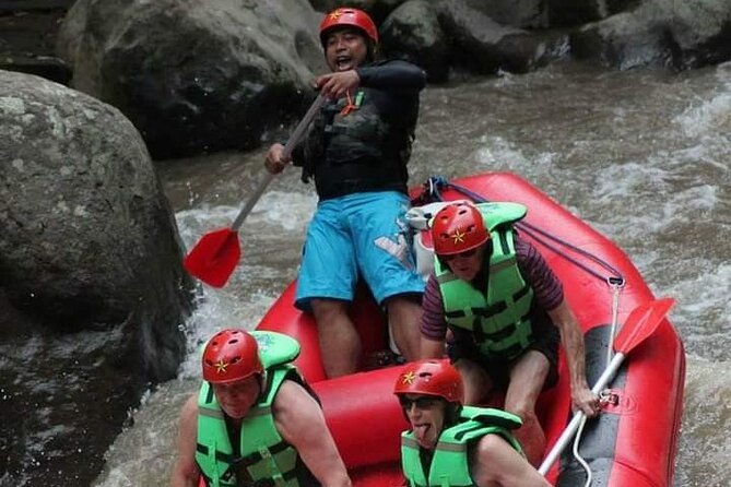 Ubud White Water Rafting on the Ayung River with Pickup & Lunch - Safety gear, briefing, and boats for five