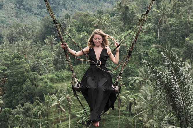 Ubud White Water Rafting, Rice Terrace and Jungle Swing - d’Alas Swing, with a short window for photos