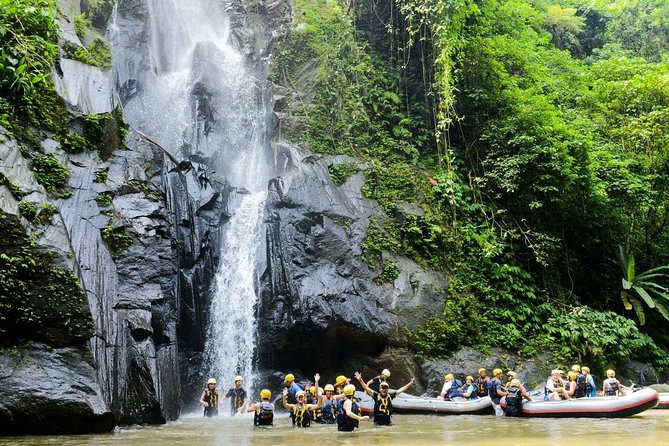 Ubud White Water Rafting with Waterfall and Lunch - The long stairway is part of the adventure